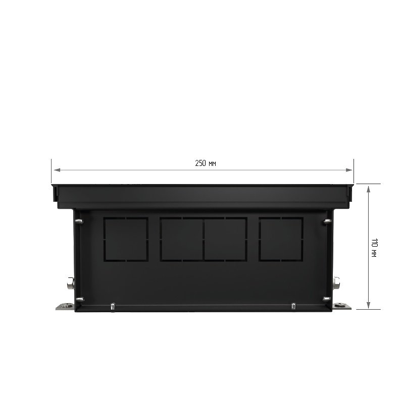 Внутрипольный конвектор Royal Thermo Atrium 110/200/2900-DG-U-BL