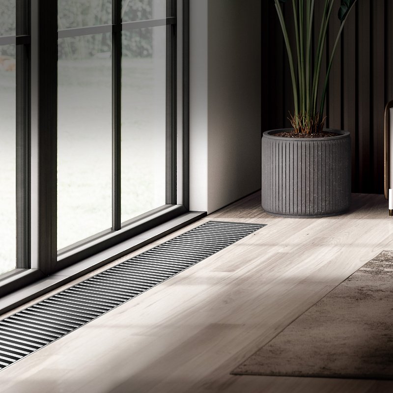 Внутрипольный конвектор Royal Thermo Atrium 75/200/900-DG-U-NA